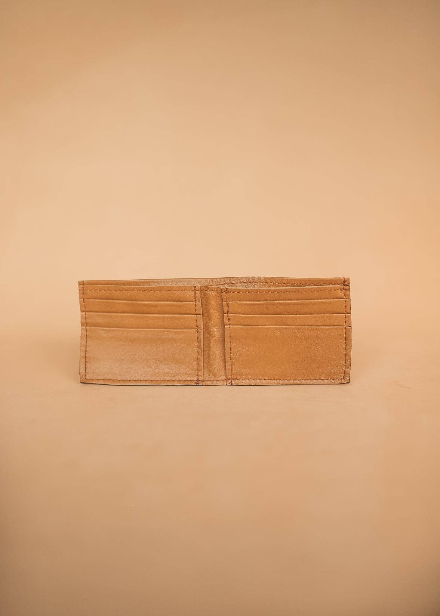 The Real McCaul Leathergoods Wallet Small Bifold Wallet - Kangaroo Australian Made Australian Owned Small Bi-Fold Wallet Australian Made - Kangaroo