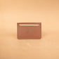 The Real McCaul Leathergoods Wallet Tan Compact Card Holder Wallet - Three Pocket Australian Made Australian Owned Leather Card Holder Wallet - Three Pocket Made in Australia
