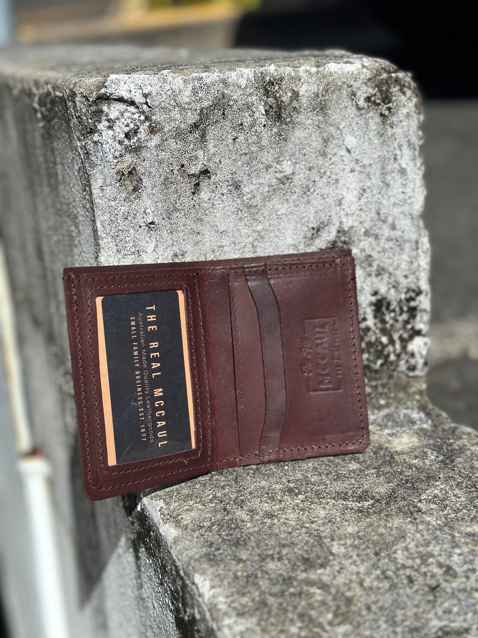 The Real McCaul Leathergoods Wallet The Matt Wallet Australian Made Australian Owned The Matt Leather Wallet Made In Australia Kangaroo Leather Wallet