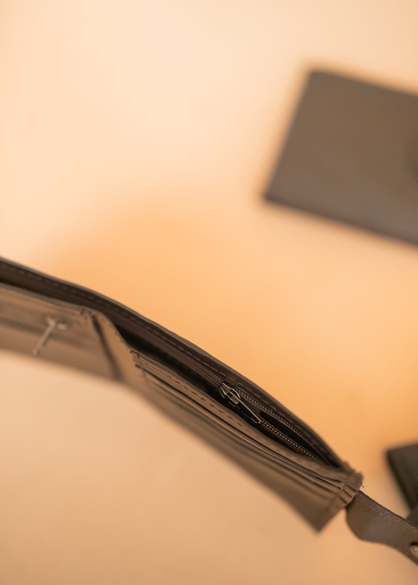 The Real McCaul Leathergoods Wallets Bifold Wallet With Coin Zip - Kangaroo Australian Made Australian Owned Australian Made Leather Bifold Wallet With Coin Zip and Clip - Kangaroo