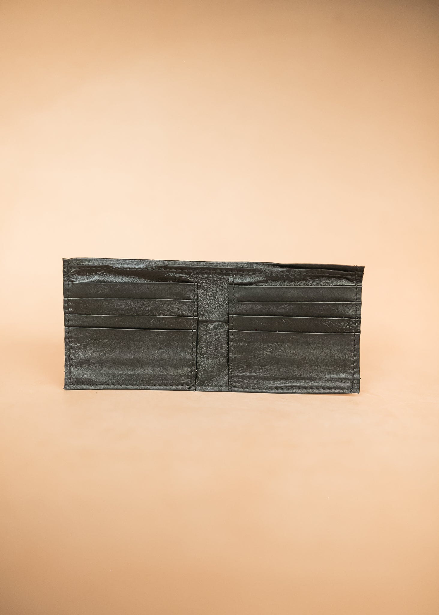 The Real McCaul Leathergoods Wallets Black Large Bifold Wallet - Kangaroo Australian Made Australian Owned Bifold Kangaroo Leather Wallet- Made In Australia