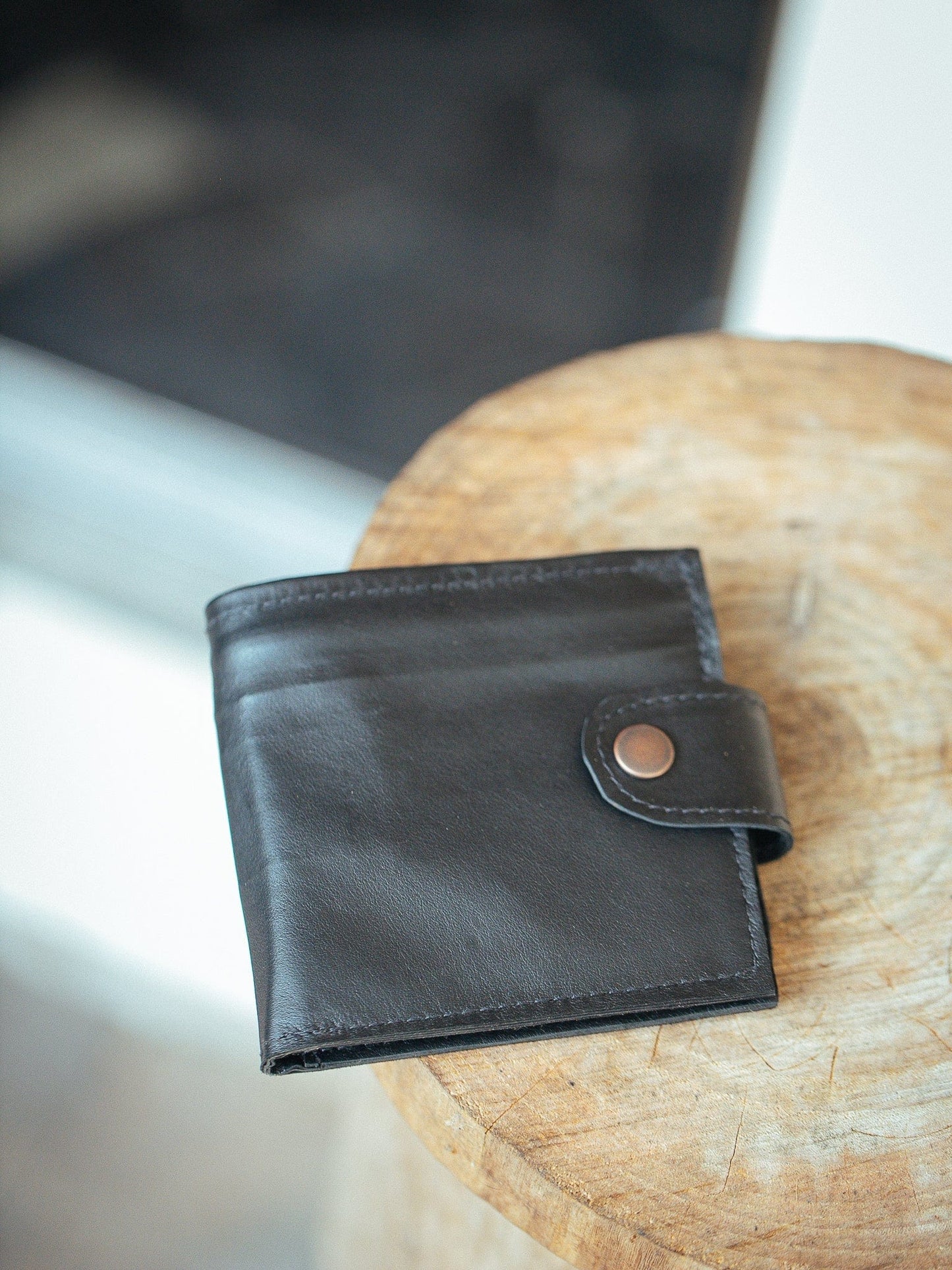 The Real McCaul Leathergoods Wallets Classic Bifold Wallet with Clip - Kangaroo Australian Made Australian Owned Bifold Kangaroo Leather Wallet- Made In Australia