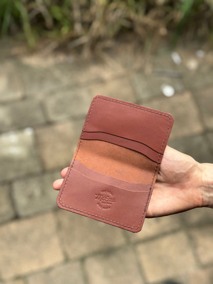 The Real McCaul Leathergoods Wallets Four Pocket Card Wallet Australian Made Australian Owned Leather 2 Card Wallet Holder Made In Australia 