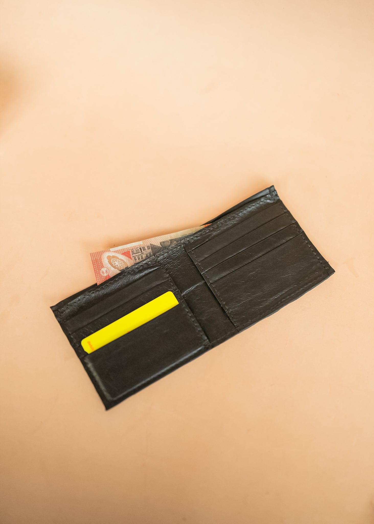 The Real McCaul Leathergoods Wallets Large Bifold Wallet - Kangaroo Australian Made Australian Owned Bifold Kangaroo Leather Wallet- Made In Australia
