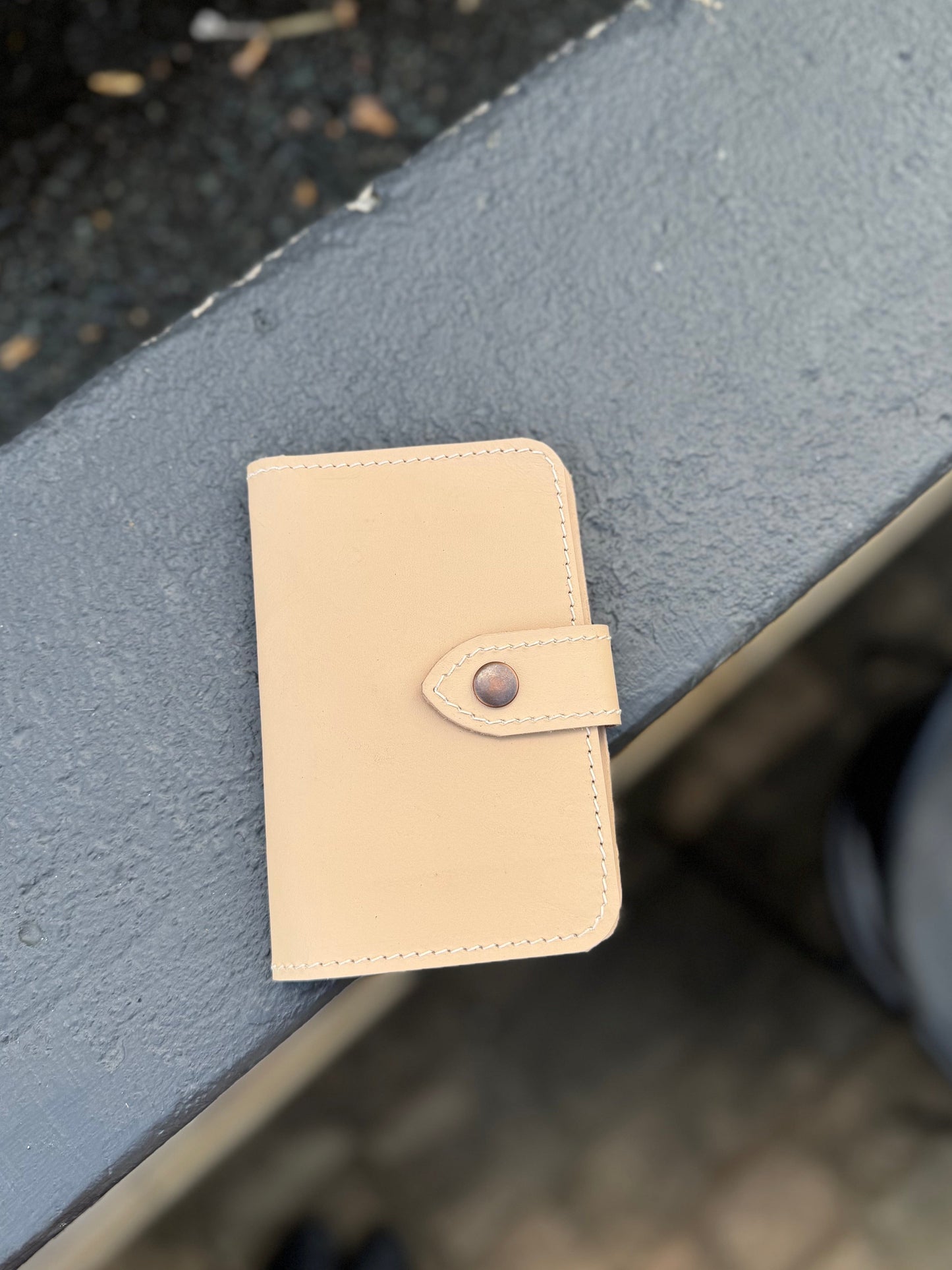 The Real McCaul Leathergoods Wallets Passport Cover Wallet - Kangaroo Australian Made Australian Owned Passport Holder Kangaroo Leather- Made in Australia