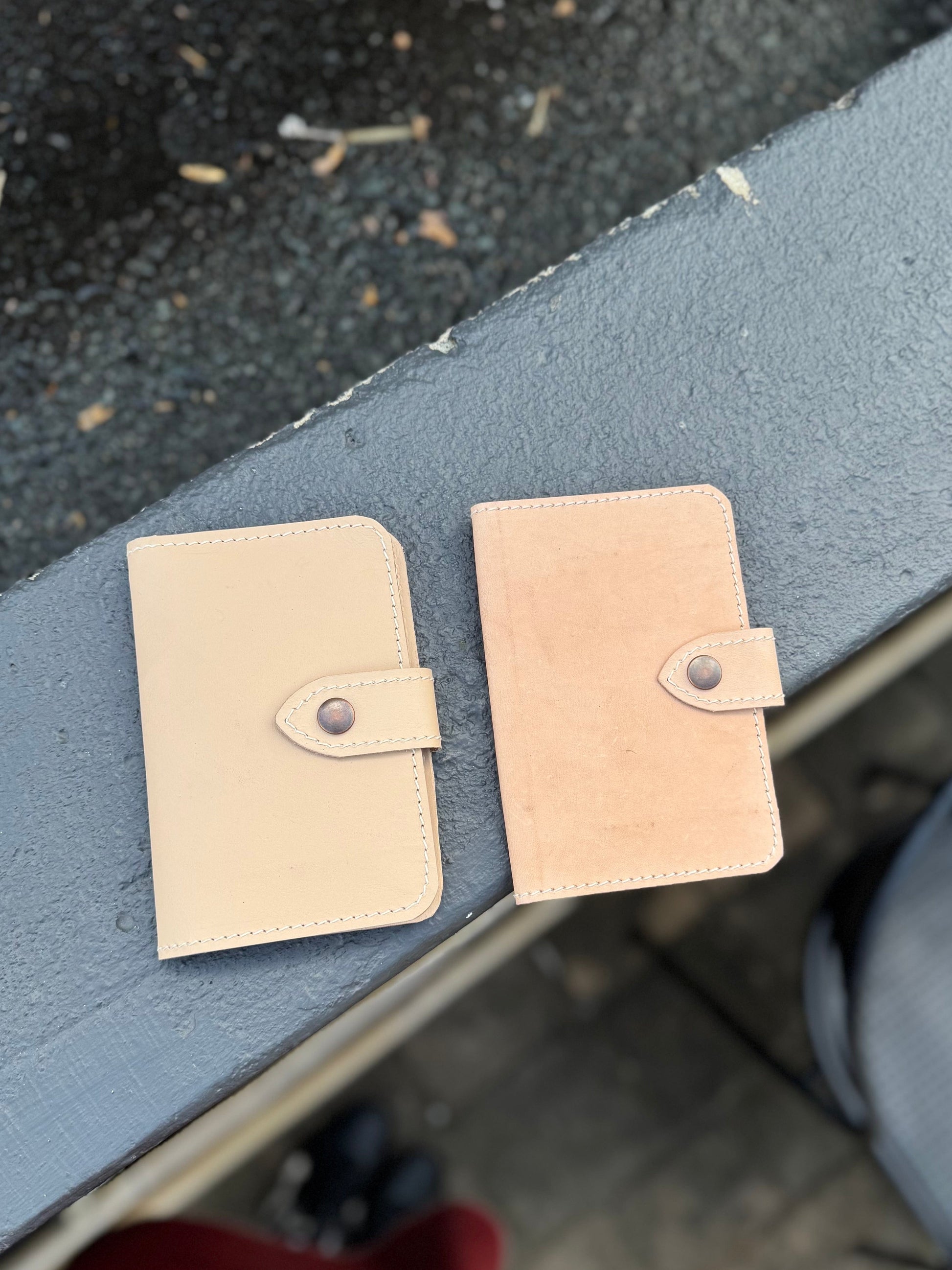 The Real McCaul Leathergoods Wallets Passport Cover Wallet - Kangaroo Australian Made Australian Owned Passport Holder Kangaroo Leather- Made in Australia