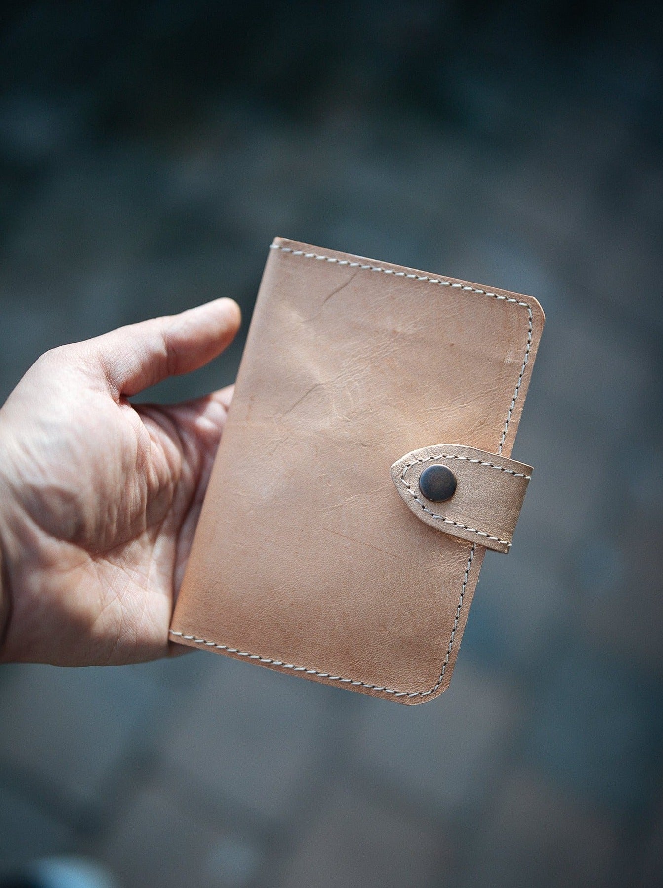 The Real McCaul Leathergoods Wallets Passport Cover Wallet Australian Made Australian Owned Passport Holder Kangaroo Leather- Made in Australia