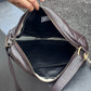 The Real McCaul Leathergoods Zeuss Satchel Bag - Kangaroo Australian Made Australian Owned Men's Leather Satchel Made In Australia- Laptop/iPad
