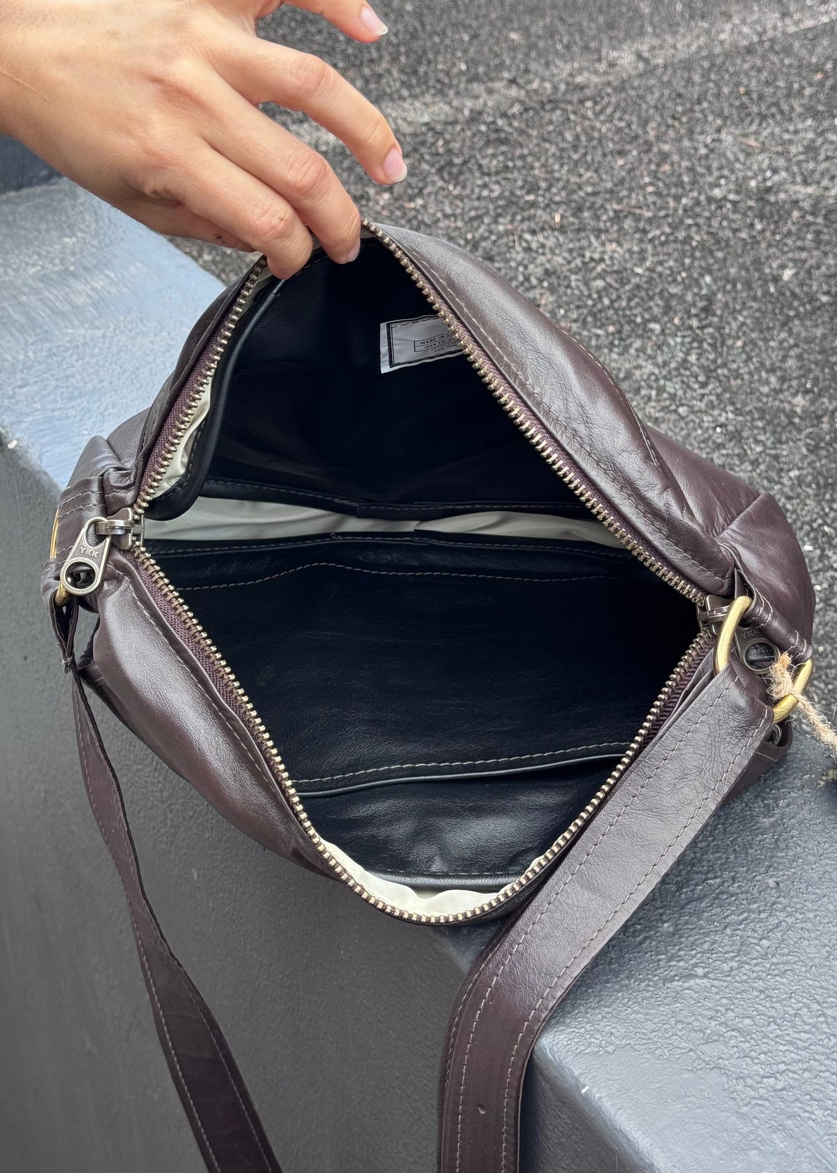 The Real McCaul Leathergoods Zeuss Satchel Bag - Kangaroo Australian Made Australian Owned Men's Leather Satchel Made In Australia- Laptop/iPad