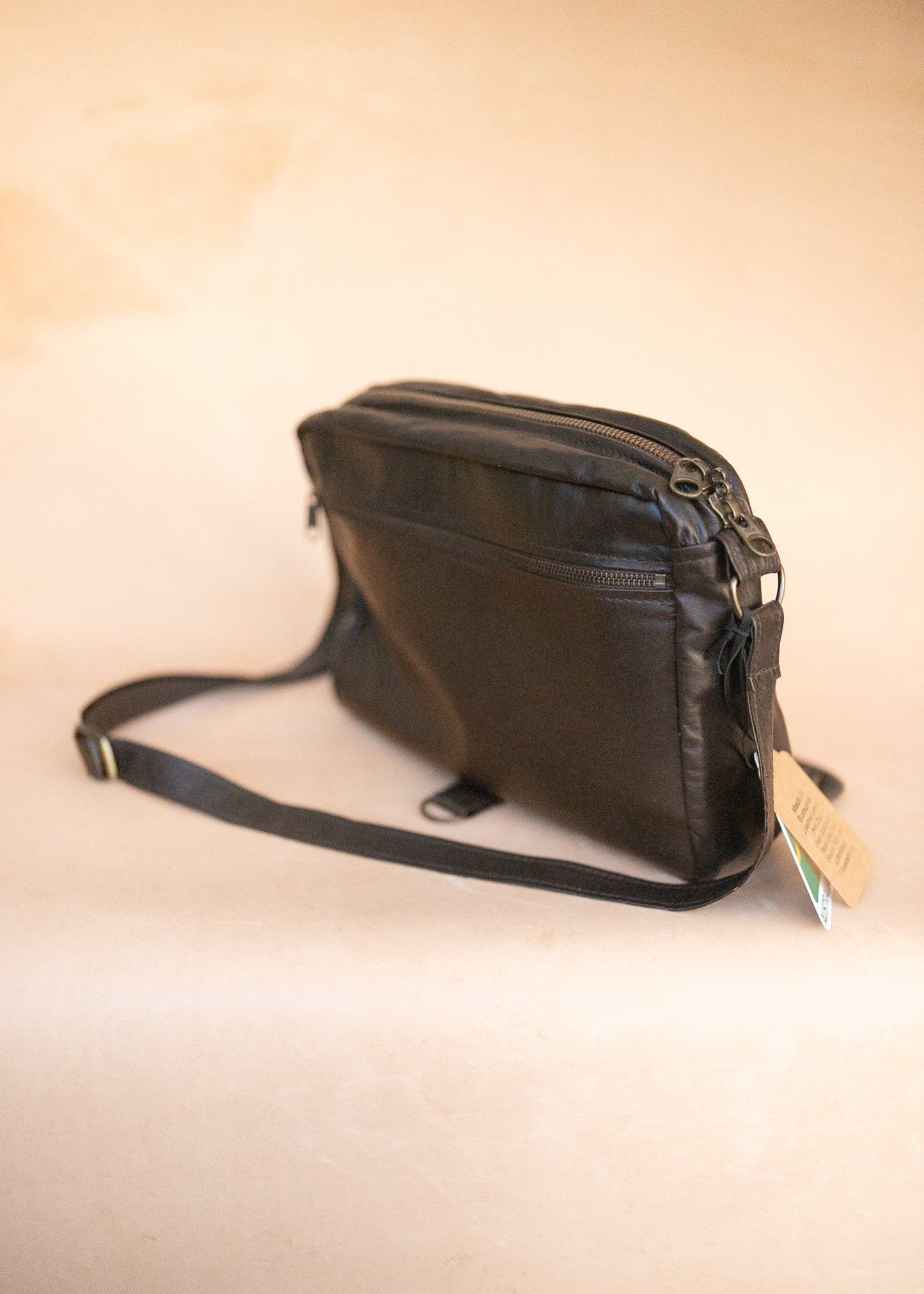 The Real McCaul Leathergoods Zeuss Satchel Bag - Premium Kangaroo Australian Made Australian Owned Men's Leather Satchel Made In Australia- Laptop/iPad