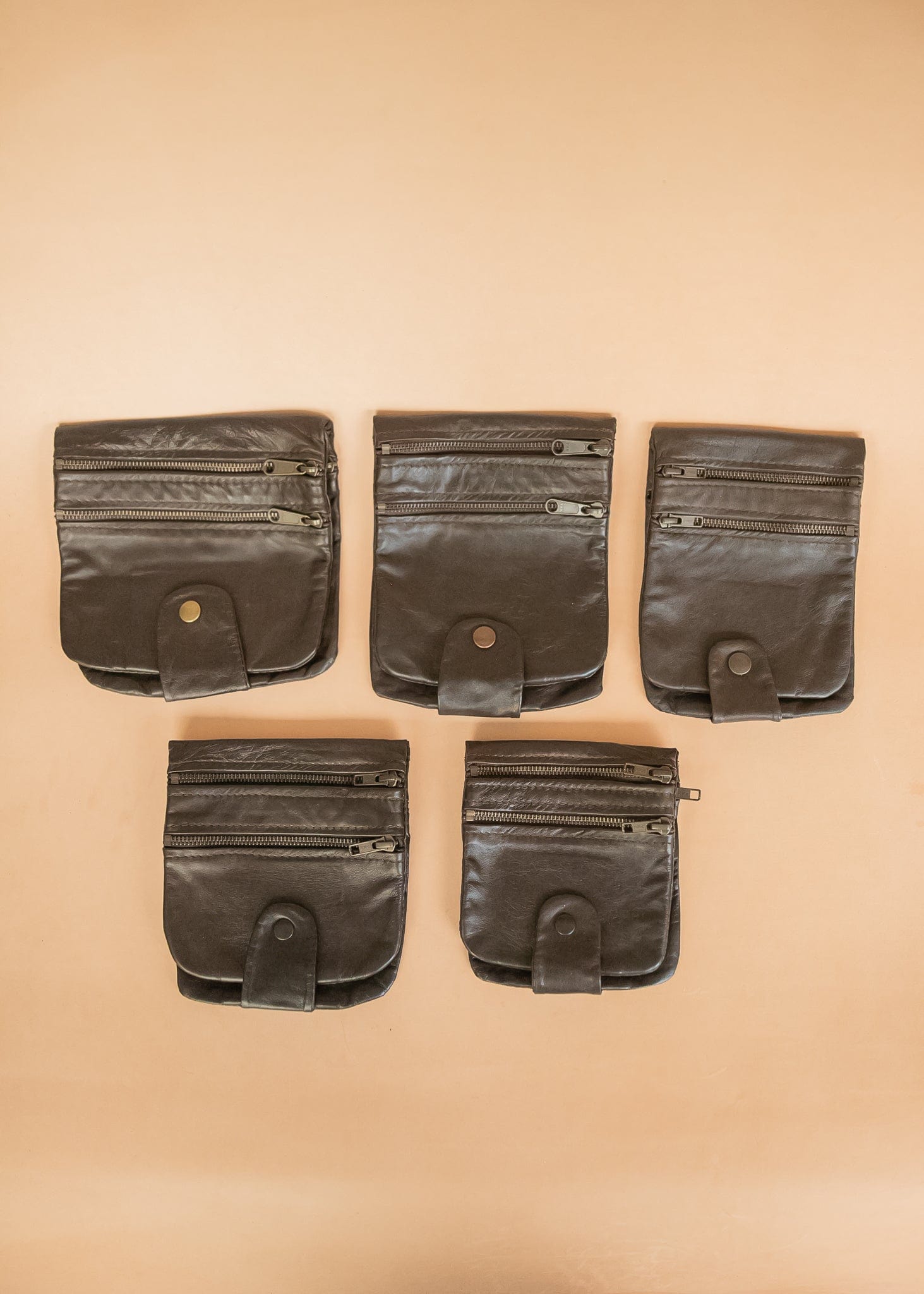The Real McCaul Multi-Wallet Multi Wallet Belt Pouch - Kangaroo Australian Made Australian Owned Australian Made Leather Multi-Wallet Travel Belt Pouch (Kangaroo)