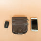 The Real McCaul Multi-Wallet Multi Wallet Belt Pouch - Kangaroo - With Shoulder Strap Australian Made Australian Owned Australian Made Leather Multi-Wallet Travel Belt Pouch (Kangaroo)