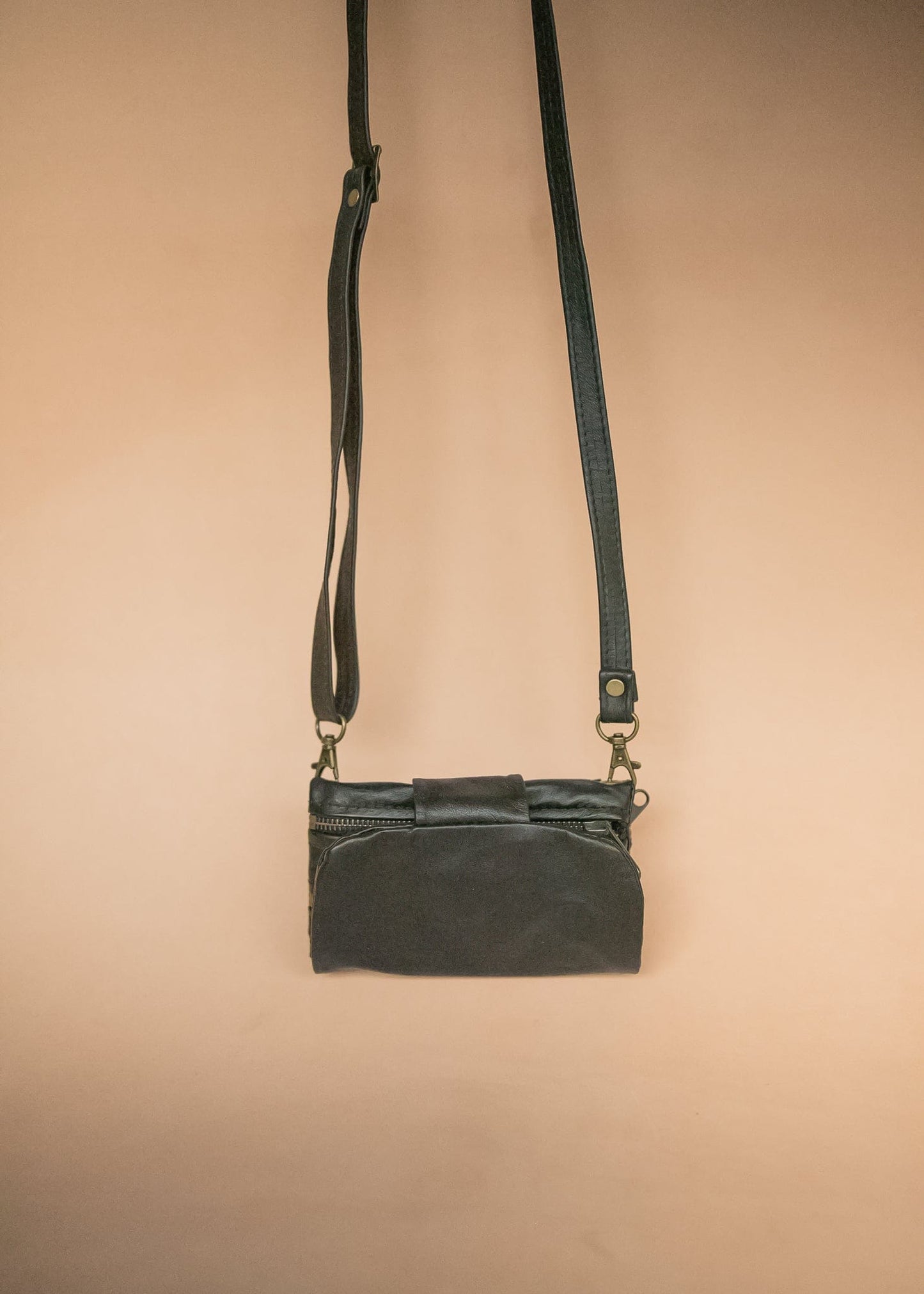 The Real McCaul Multi-Wallet Multi Wallet Belt Pouch - Kangaroo - With Shoulder Strap Australian Made Australian Owned Australian Made Leather Multi-Wallet Travel Belt Pouch (Kangaroo)