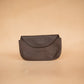 The Real McCaul Purses Brown / Large Phone Pouch Holder for Belt - Horizontal - Kangaroo Australian Made Australian Owned Leather Belt Pouch for Phone/Sunglasses Australian Made