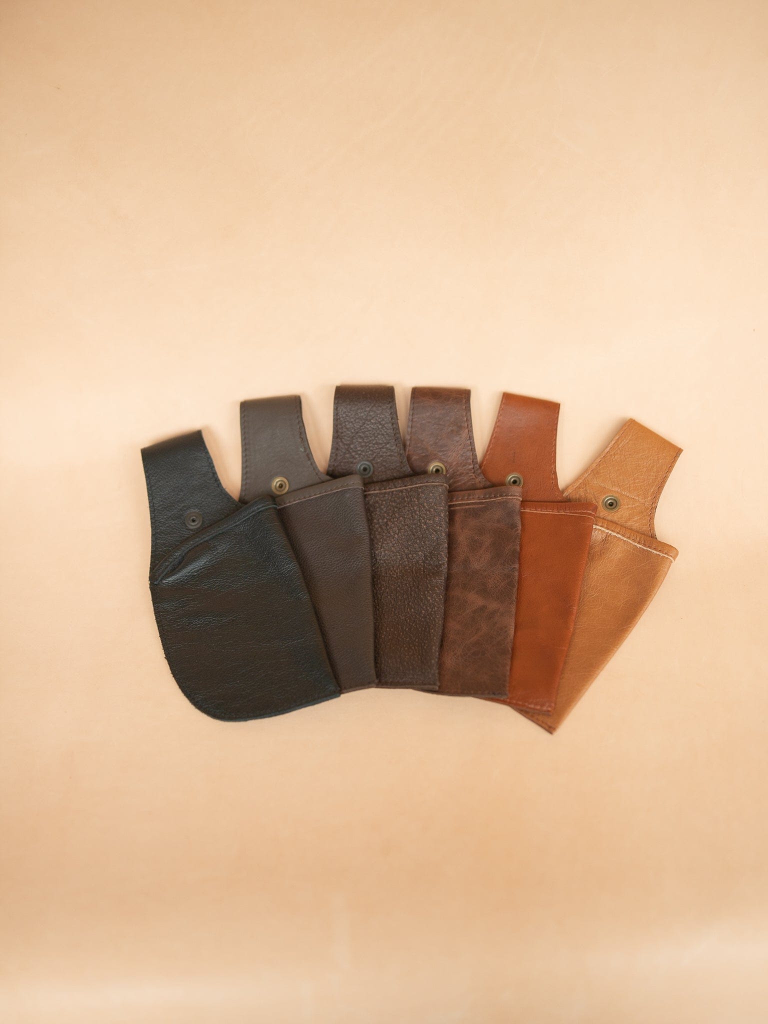 The Real McCaul Purses Dark Brown Tool/Phone Pouch Holder for Belt Australian Made Australian Owned Leather Belt Pouch for Phone/Sunglasses Australian Made