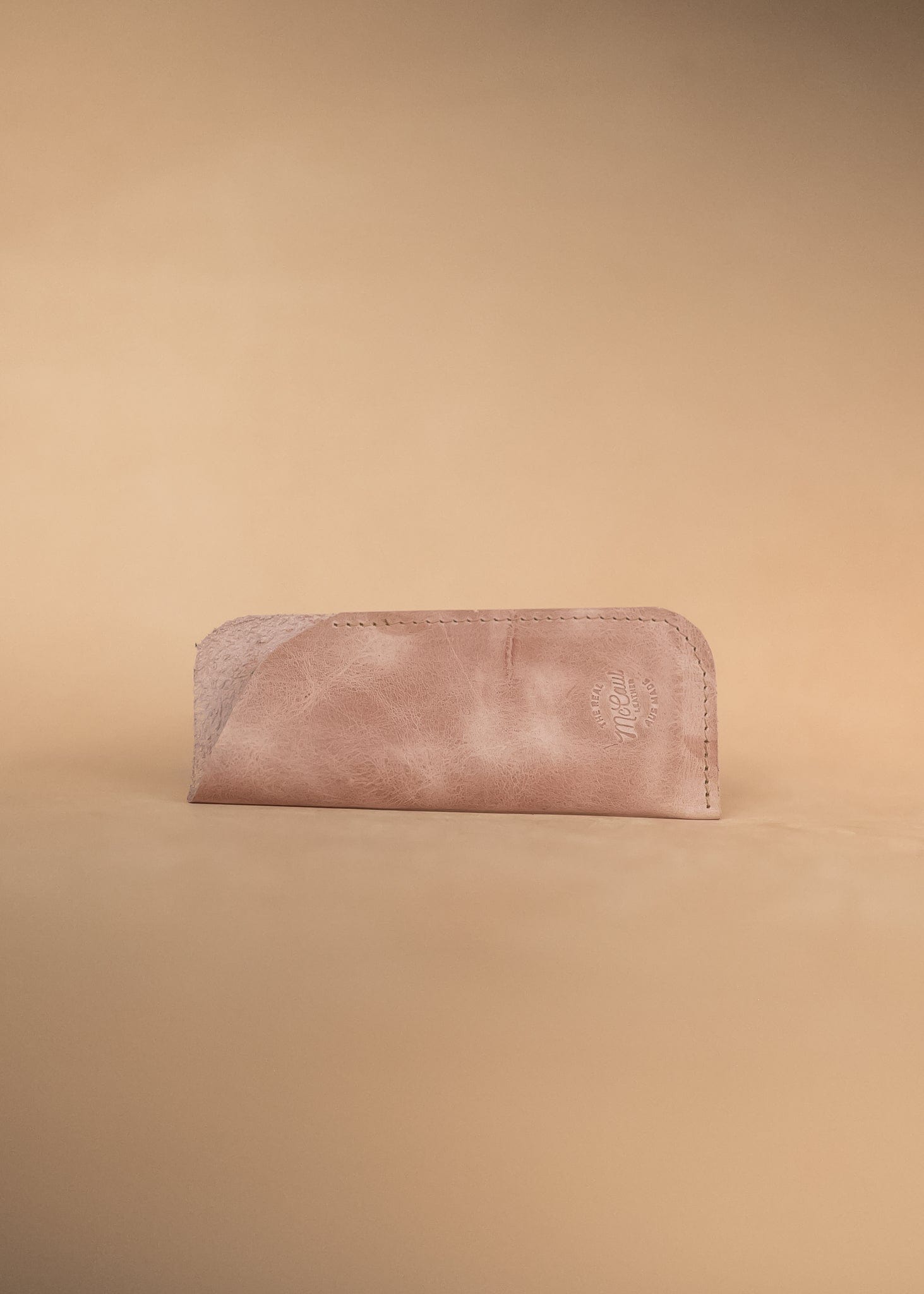 The Real McCaul Purses Glasses Case Slip Australian Made Australian Owned Leather Glasses Case Slip Pouch Handmade in Australia