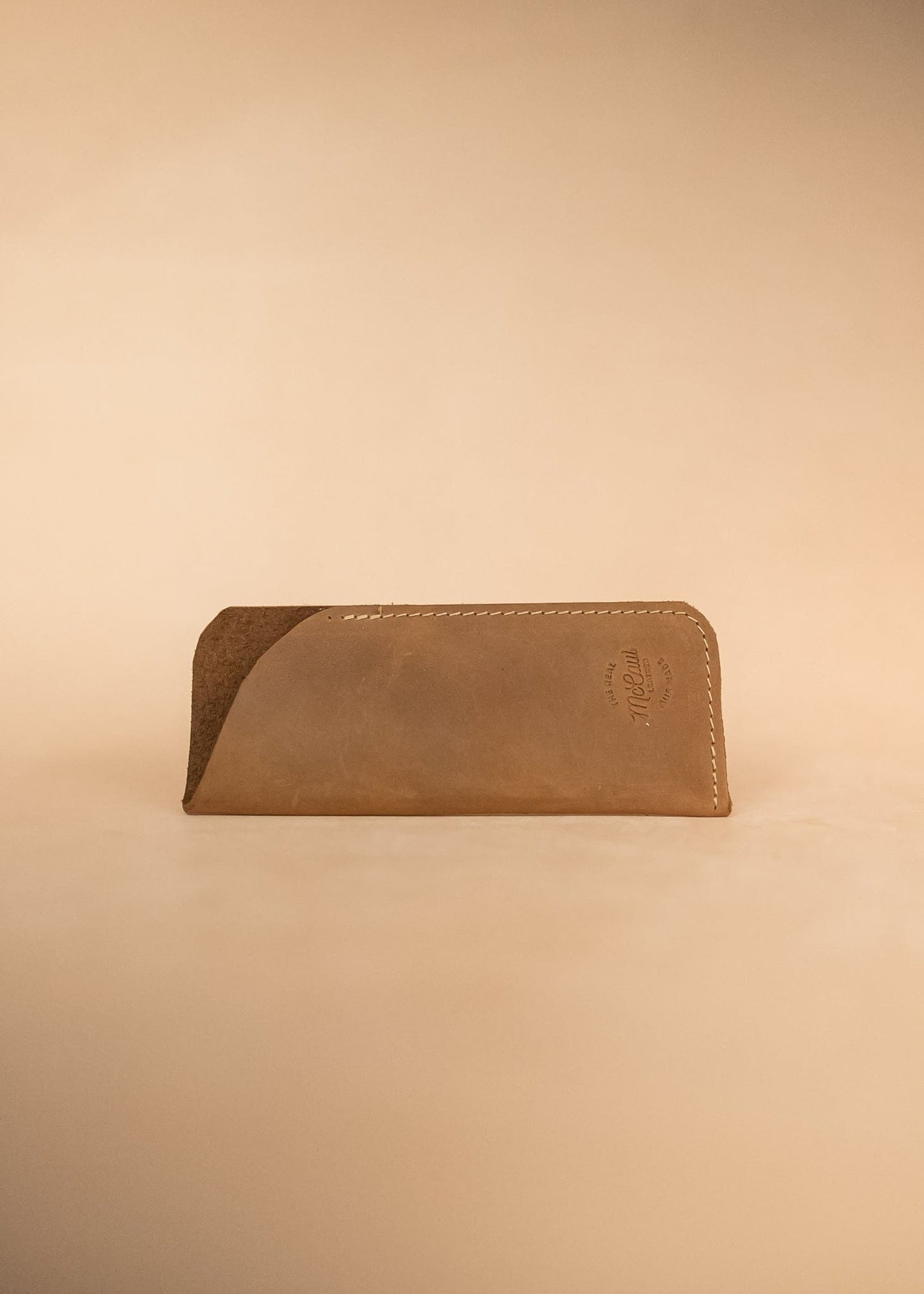 The Real McCaul Purses Glasses Case Slip Australian Made Australian Owned Leather Glasses Case Slip Pouch Handmade in Australia