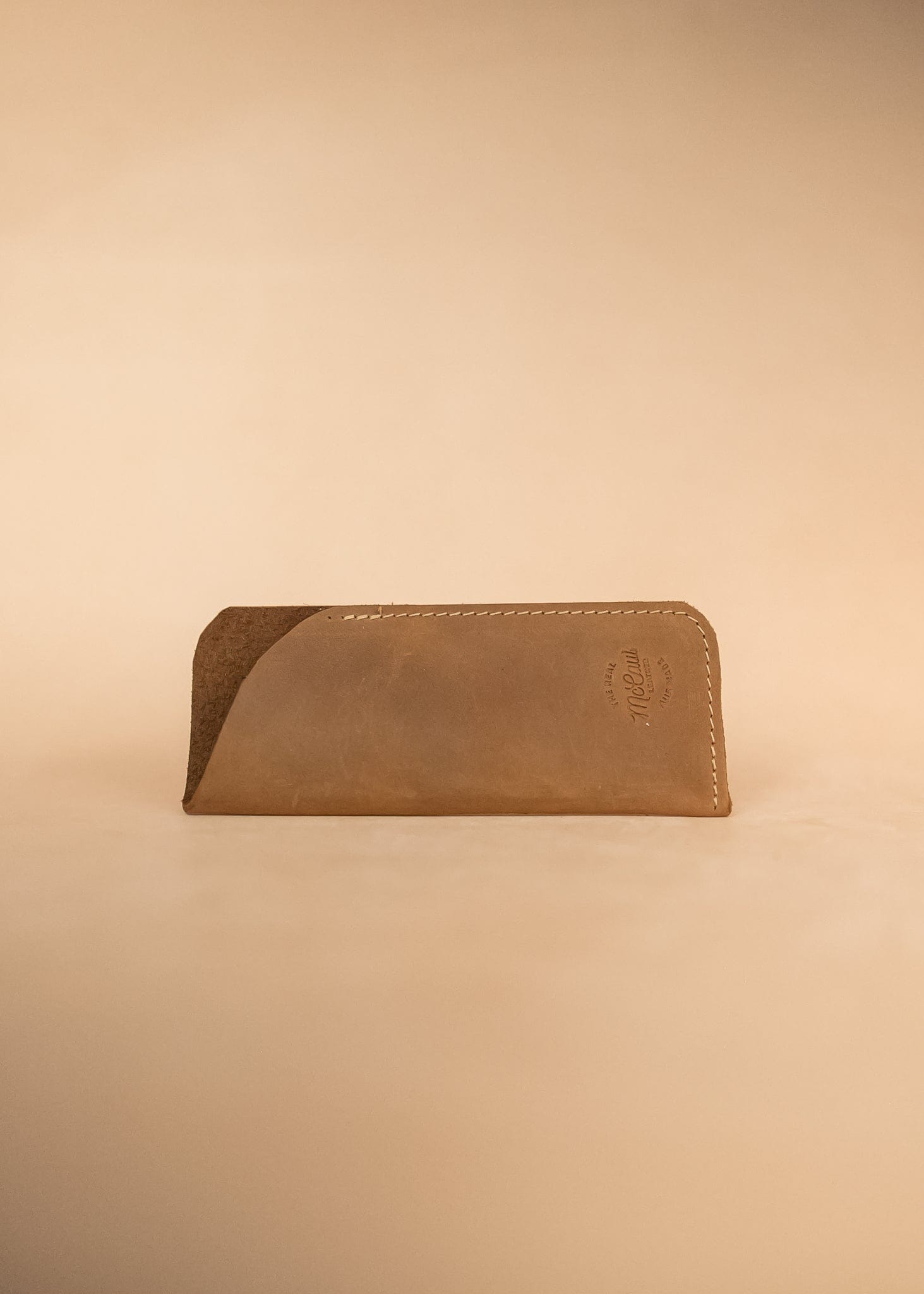 The Real McCaul Purses Glasses Case Slip Australian Made Australian Owned Leather Glasses Case Slip Pouch Handmade in Australia