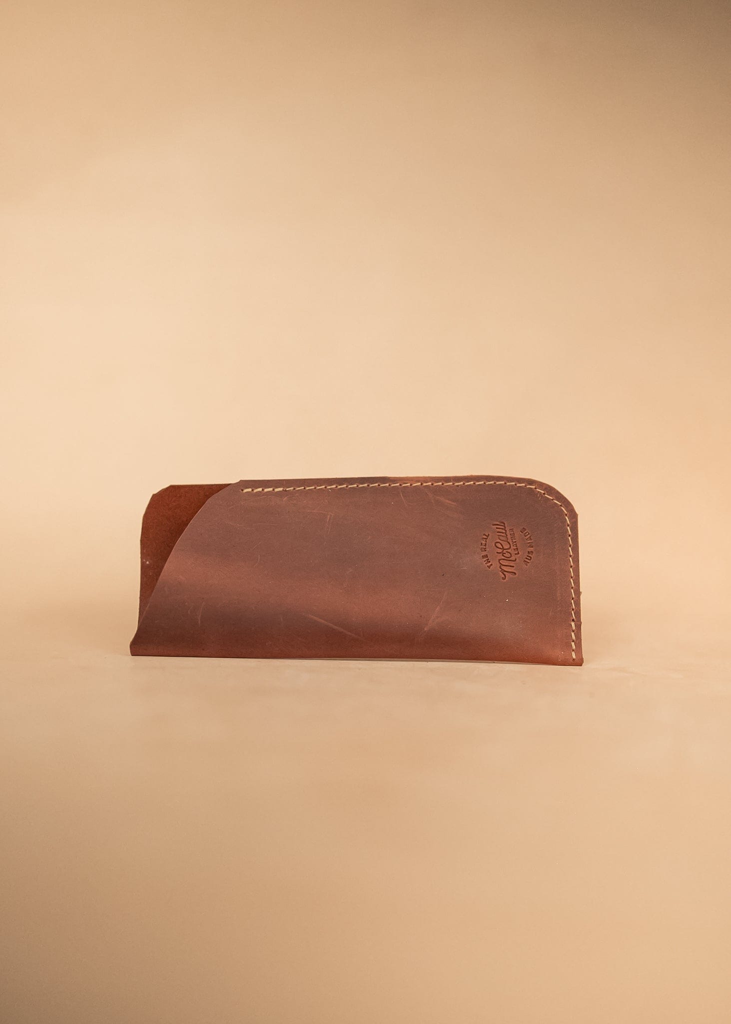 The Real McCaul Purses Glasses Case Slip Australian Made Australian Owned Leather Glasses Case Slip Pouch Handmade in Australia