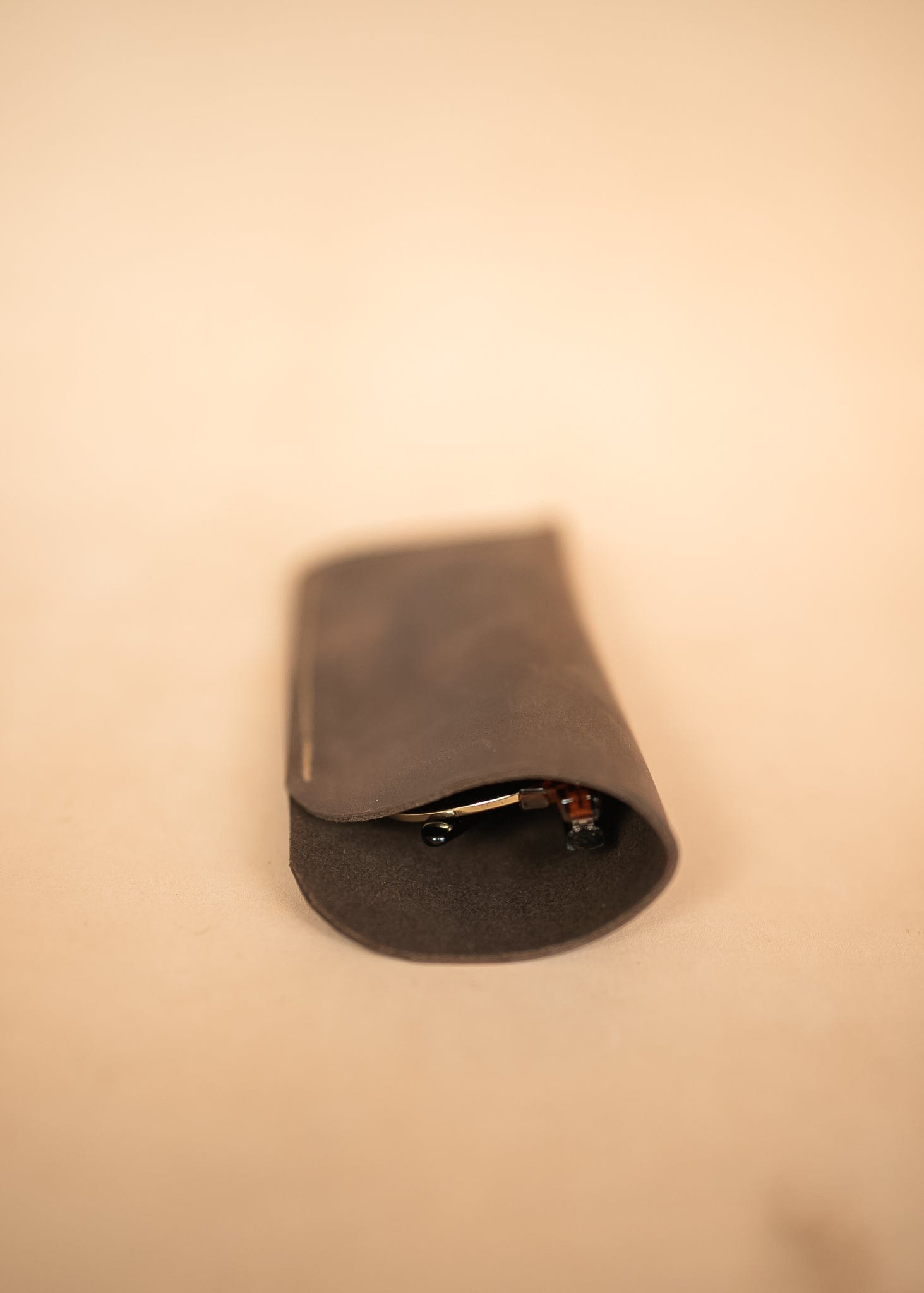 The Real McCaul Purses Glasses Case Slip Australian Made Australian Owned Leather Glasses Case Slip Pouch Handmade in Australia