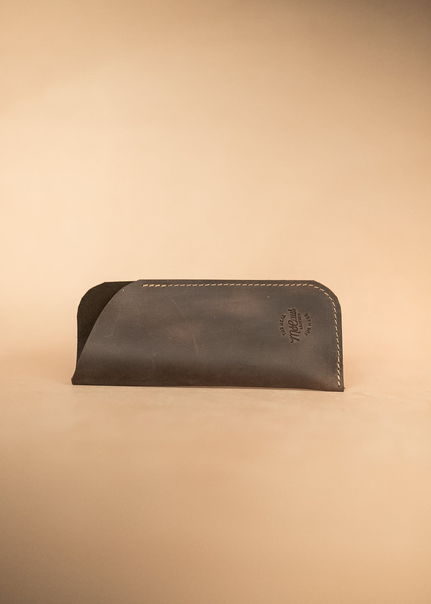 The Real McCaul Purses Glasses Case Slip Australian Made Australian Owned Leather Glasses Case Slip Pouch Handmade in Australia