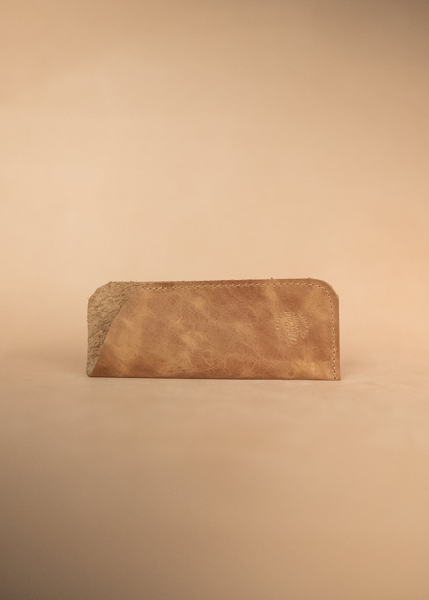 The Real McCaul Purses Glasses Case Slip Australian Made Australian Owned Leather Glasses Case Slip Pouch Handmade in Australia
