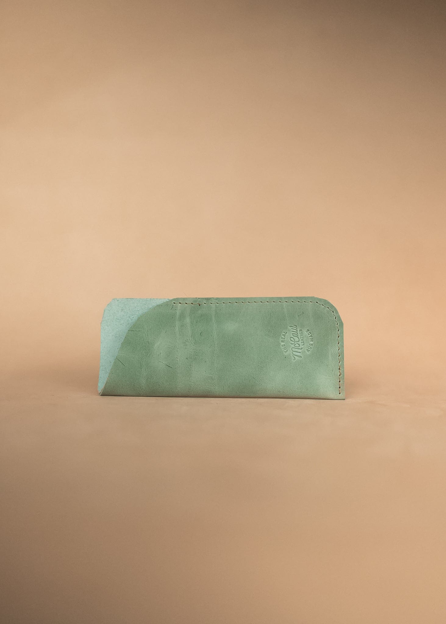 The Real McCaul Purses Glasses Case Slip Australian Made Australian Owned Leather Glasses Case Slip Pouch Handmade in Australia