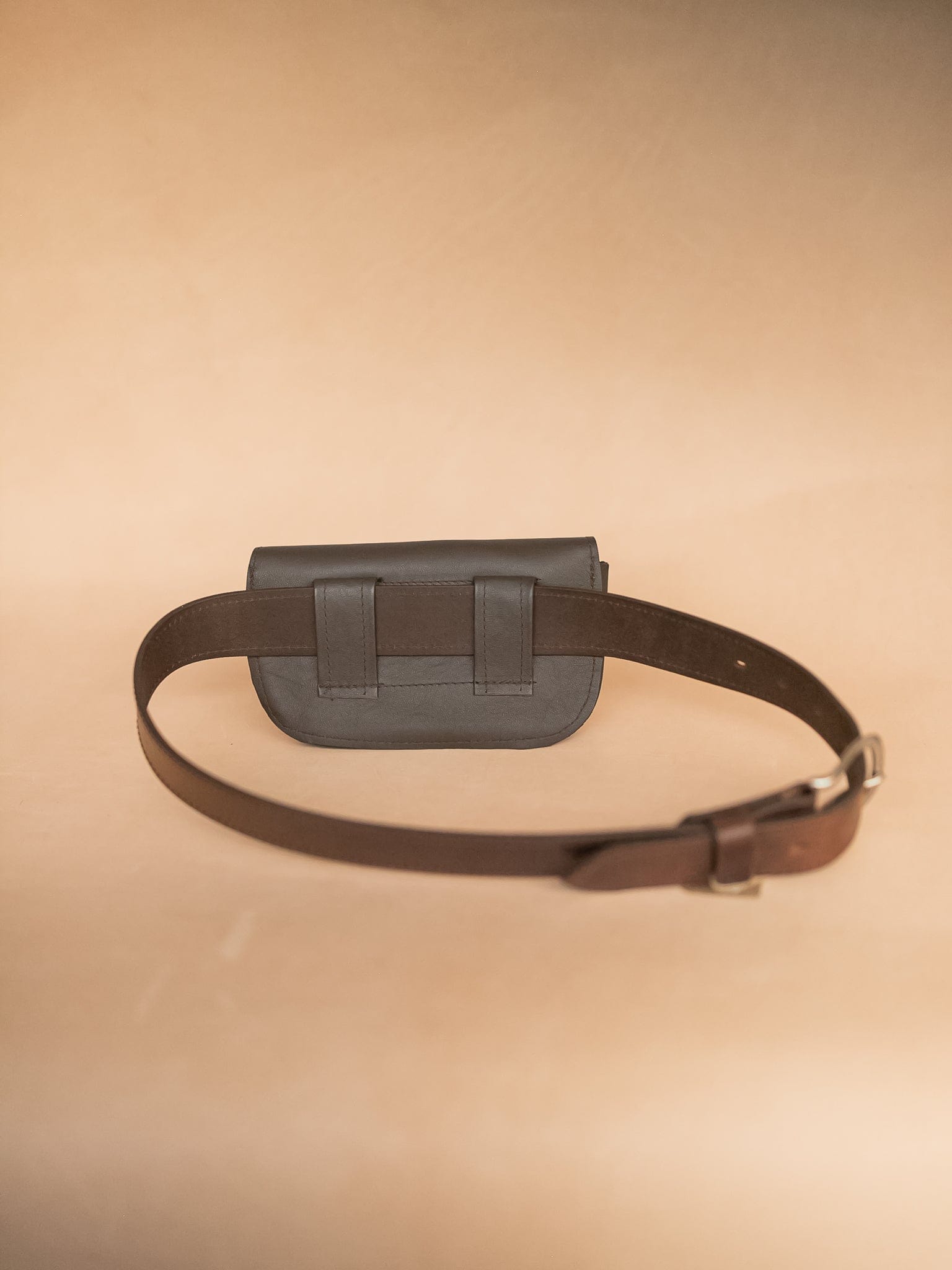 The Real McCaul Purses Phone Pouch Holder for Belt - Horizontal - Kangaroo Australian Made Australian Owned Leather Belt Pouch for Phone/Sunglasses Australian Made