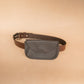 The Real McCaul Purses Phone Pouch Holder for Belt - Horizontal - Kangaroo Australian Made Australian Owned Leather Belt Pouch for Phone/Sunglasses Australian Made