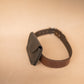 The Real McCaul Purses Phone Pouch Holder for Belt - Horizontal - Kangaroo Australian Made Australian Owned Leather Belt Pouch for Phone/Sunglasses Australian Made