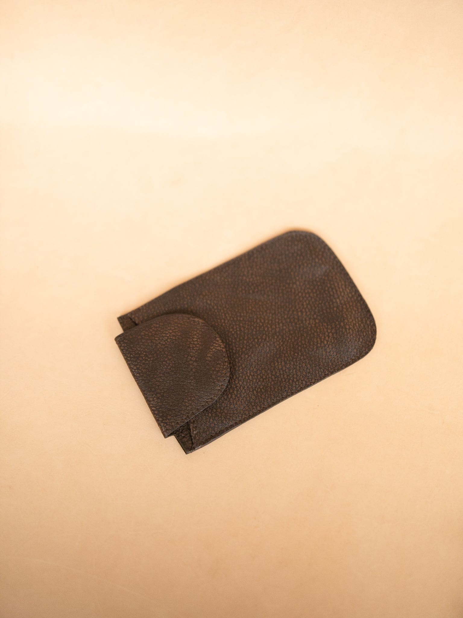 The Real McCaul Purses Phone Pouch Holder for Belt - Vertical - Cowhide Australian Made Australian Owned Leather Belt Pouch for Phone/Sunglasses Australian Made