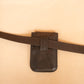 The Real McCaul Purses Phone Pouch Holder for Belt - Vertical - Cowhide Australian Made Australian Owned Leather Belt Pouch for Phone/Sunglasses Australian Made