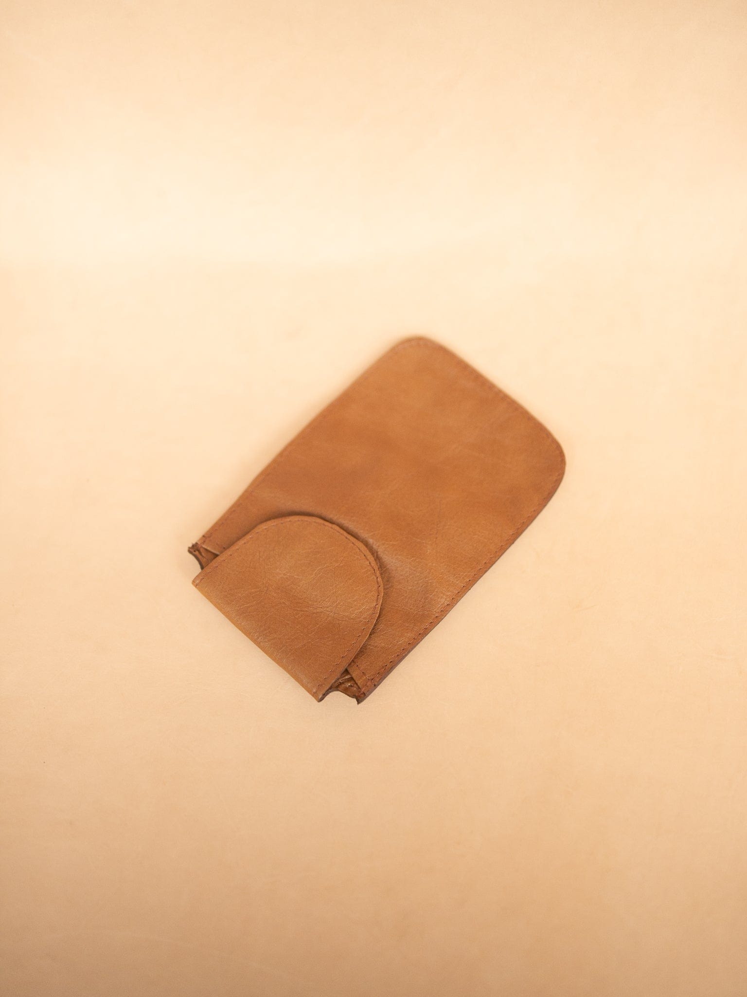 The Real McCaul Purses Phone Pouch Holder for Belt - Vertical - Cowhide Australian Made Australian Owned Leather Belt Pouch for Phone/Sunglasses Australian Made