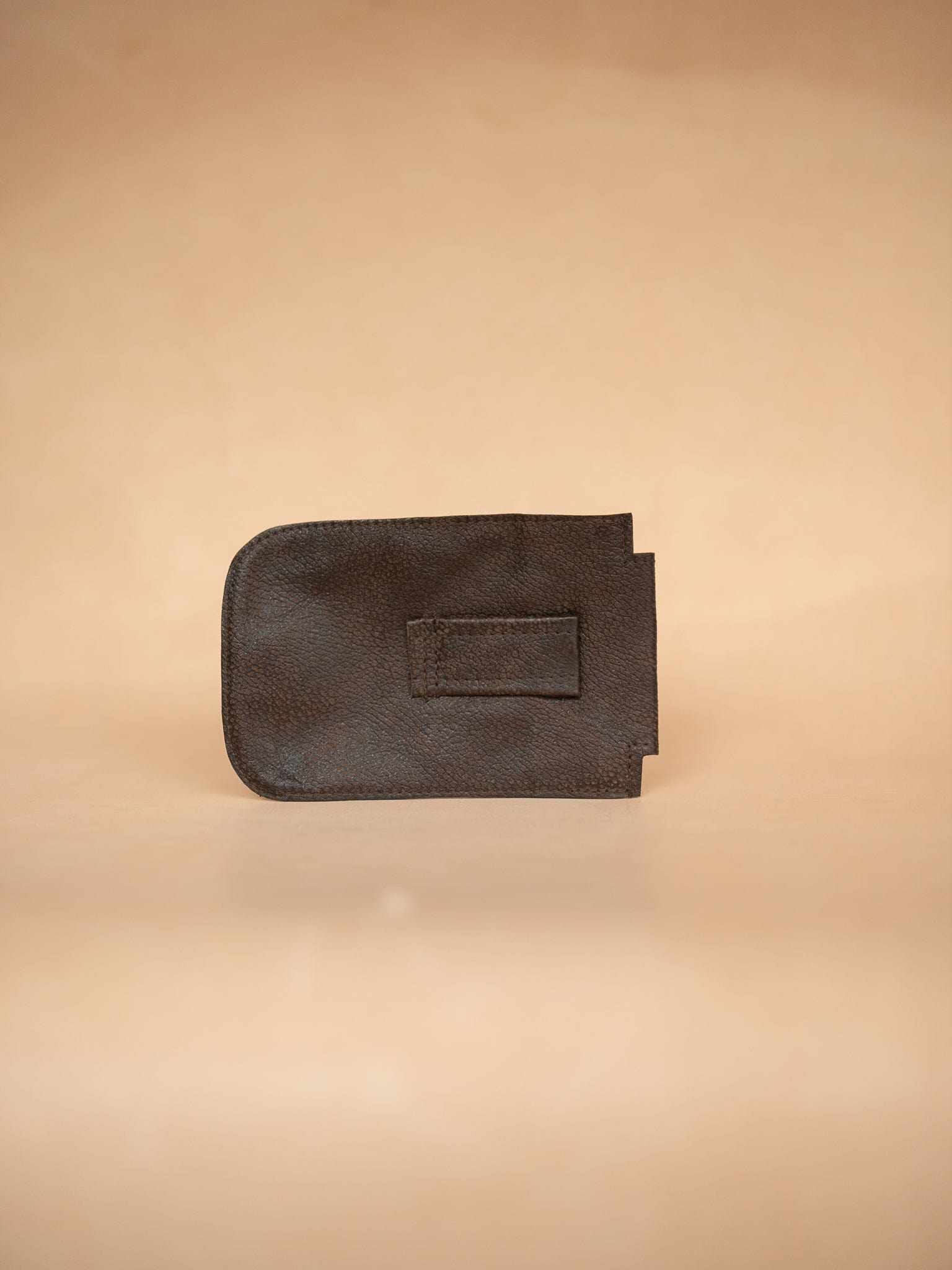 The Real McCaul Purses Phone Pouch Holder for Belt - Vertical - Cowhide Australian Made Australian Owned Leather Belt Pouch for Phone/Sunglasses Australian Made