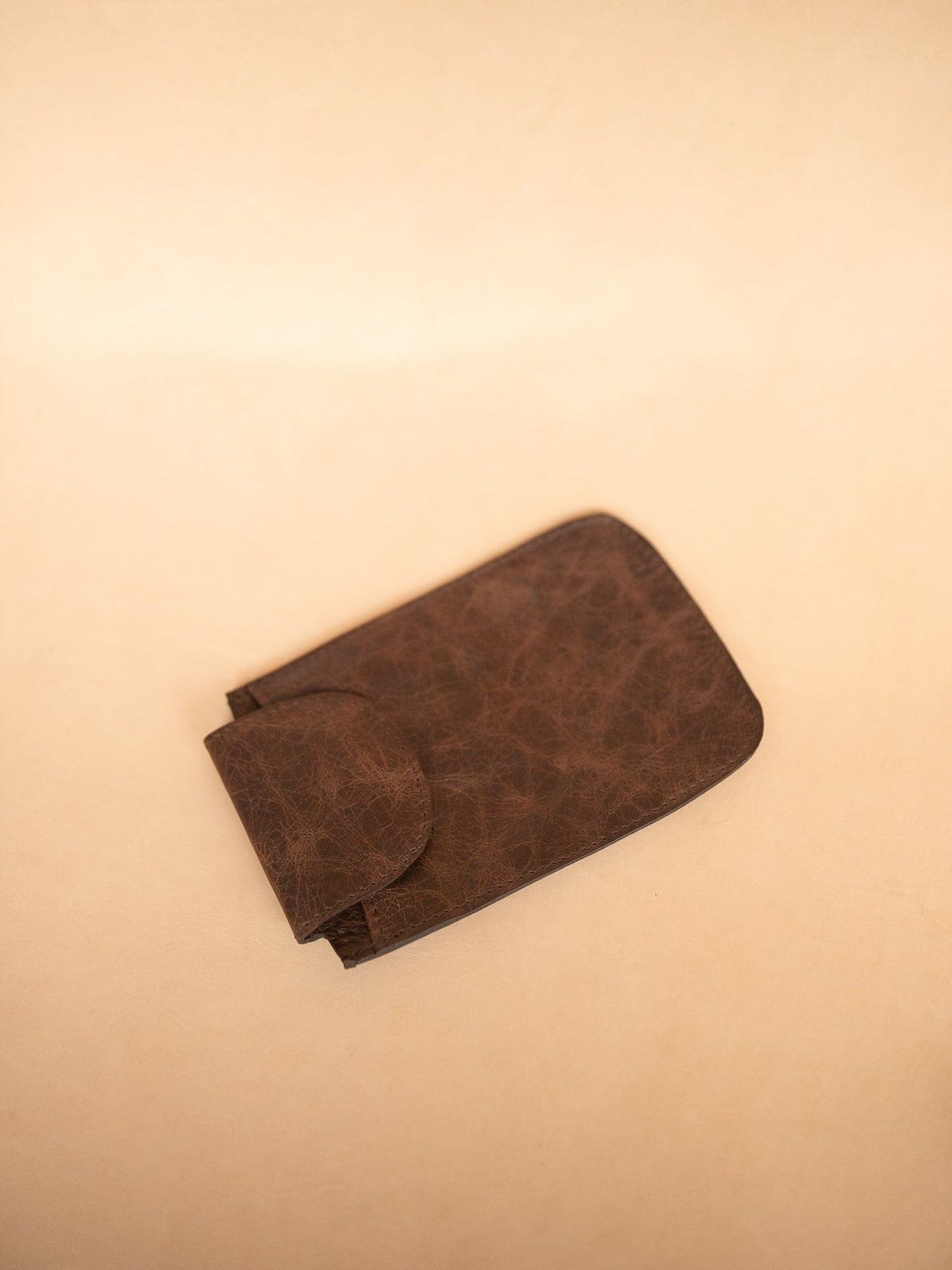 The Real McCaul Purses Phone Pouch Holder for Belt - Vertical - Cowhide Australian Made Australian Owned Leather Belt Pouch for Phone/Sunglasses Australian Made