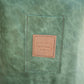 The Real McCaul Purses Short / Traditional / Green Apron with Pockets - Cowhide Leather Australian Made Australian Owned Leather Apron Made in Australia - Woodworking, Leatherworking, Hospitality, butchers, chefs, ceramic artists, metalworkers, jewellers, painters, sculpters, gardeners