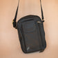 The Real McCaul Shoulder Bags The Darren Bag - Cowhide - Black Australian Made Australian Owned Large Men's Organiser Man Bag Leather Made In Australia