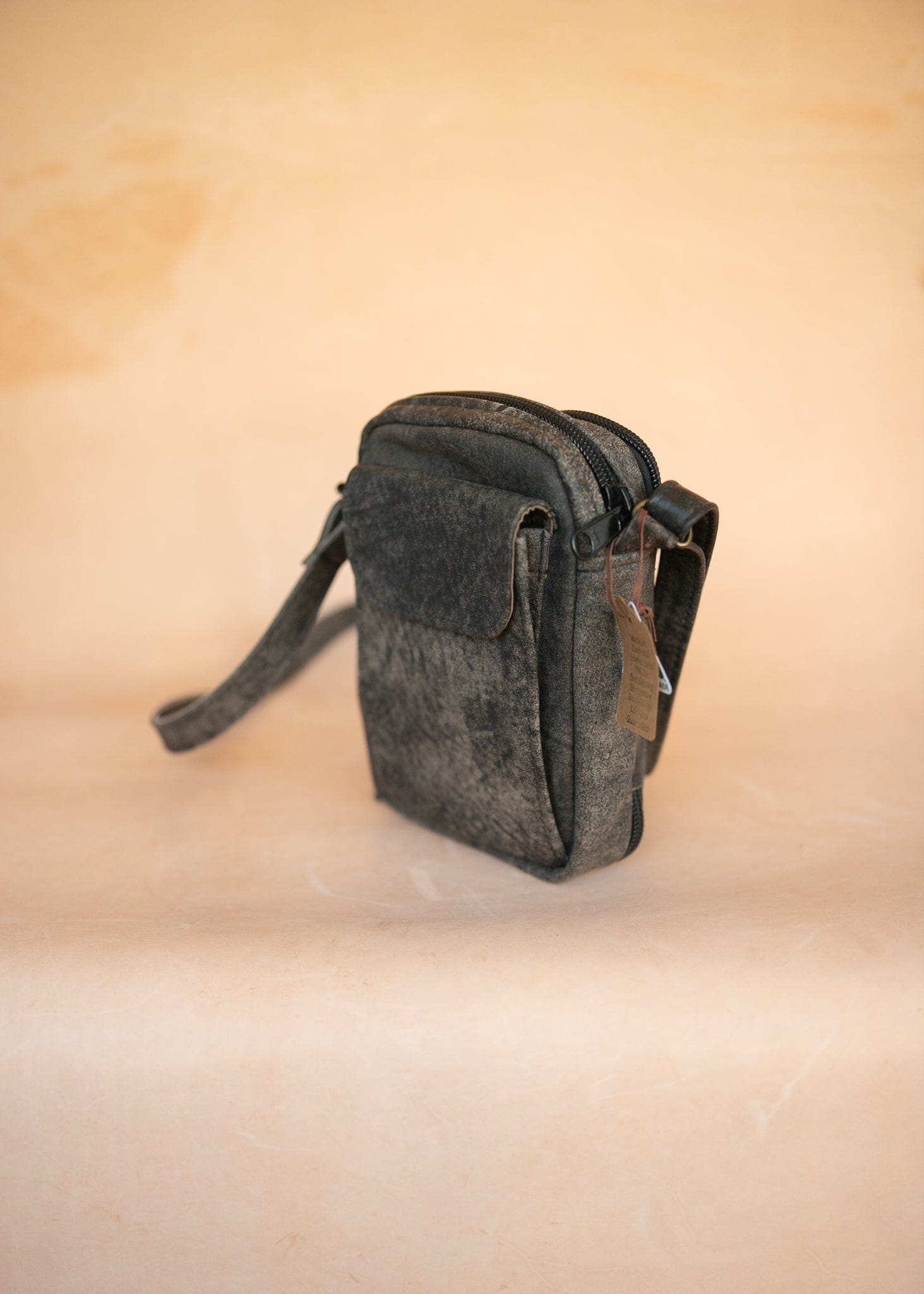 The Real McCaul Shoulder Bags The Darren Organiser Bag - Cowhide - Stonewash Australian Made Australian Owned Large Men's Organiser Man Bag Leather Made In Australia