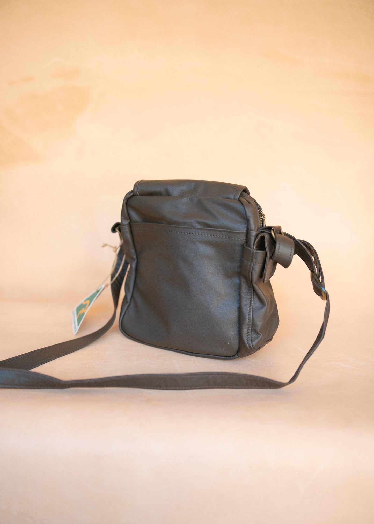 The Real McCaul Shoulder Bags The Pat Manbag - Cowhide - Dark Brown Australian Made Australian Owned Australian Made Leather Manbag in Kangaroo or Cowhide Leather
