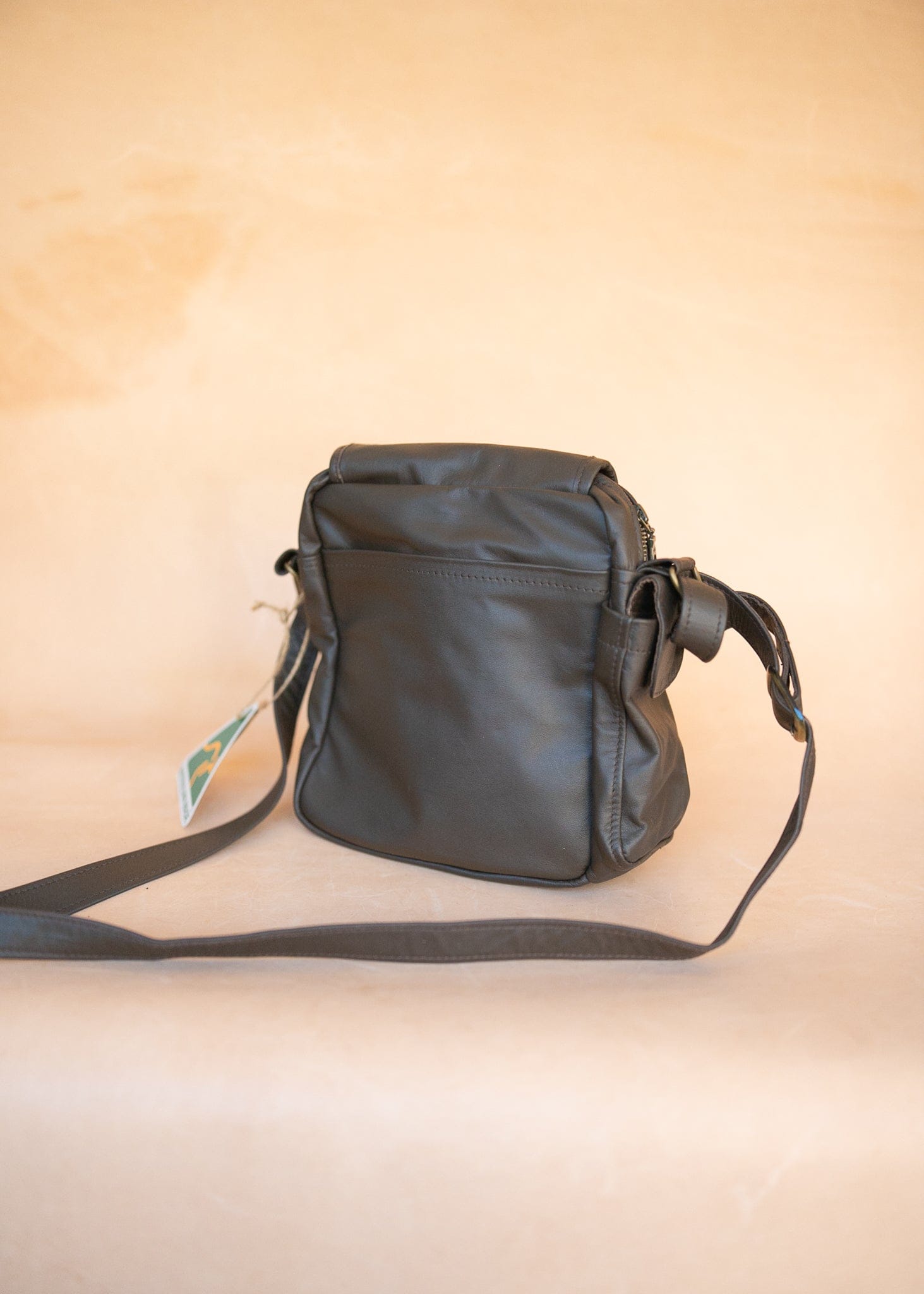 The Real McCaul Shoulder Bags The Pat Manbag - Cowhide - Dark Brown Australian Made Australian Owned Australian Made Leather Manbag in Kangaroo or Cowhide Leather