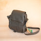 The Real McCaul Shoulder Bags The Pat Manbag - Cowhide - Dark Brown Australian Made Australian Owned Australian Made Leather Manbag in Kangaroo or Cowhide Leather