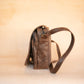 The Real McCaul Shoulder Bags The Pat Manbag - Cowhide - Premium Marble Brown Australian Made Australian Owned Australian Made Leather Manbag in Kangaroo or Cowhide Leather