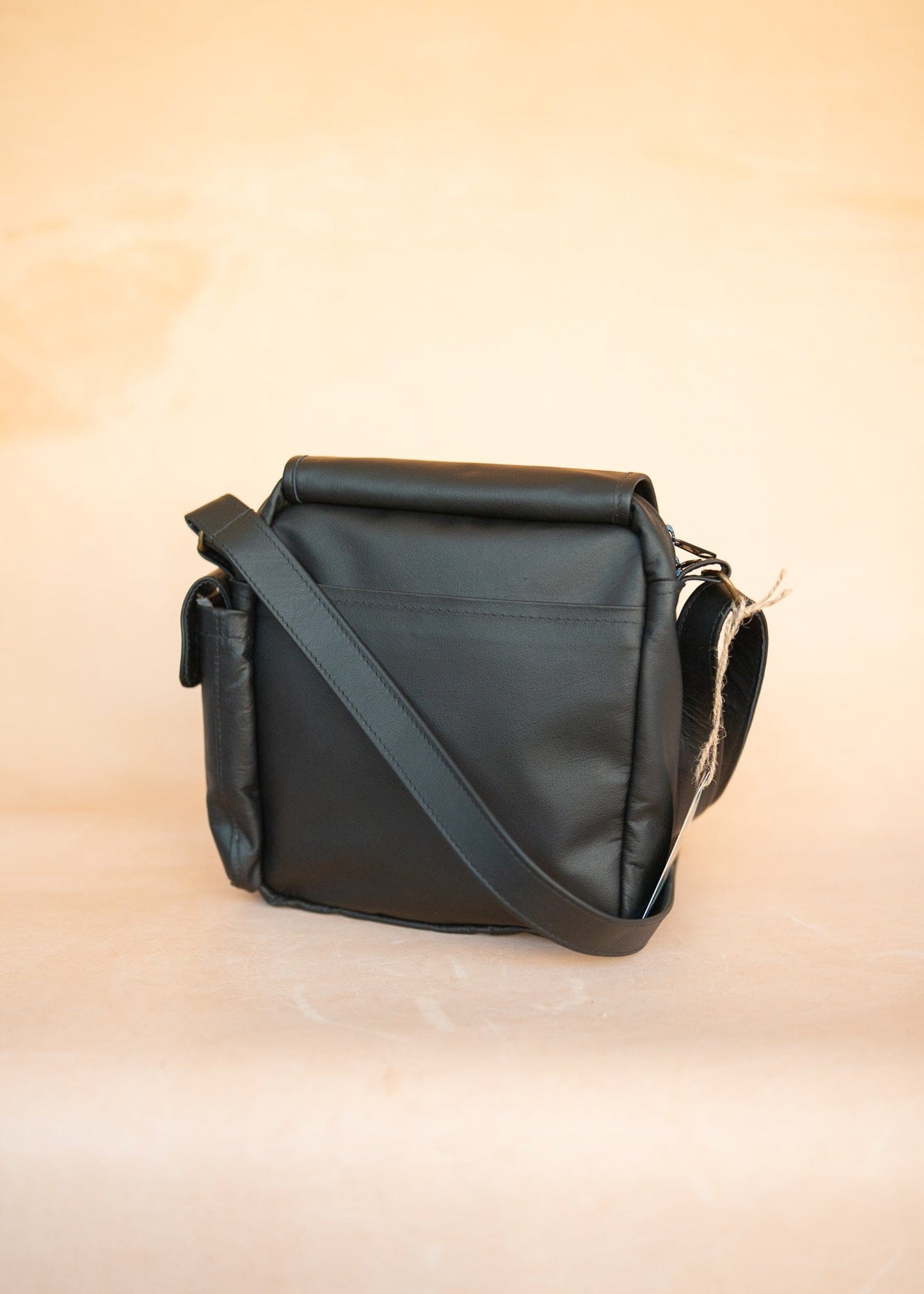 The Real McCaul Shoulder Bags The Pat Manbag - Kangaroo - Black Australian Made Australian Owned Australian Made Leather Manbag in Kangaroo or Cowhide Leather