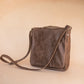 The Real McCaul Shoulder Bags Universal Satchel Bag - Medium Vertical - Cowhide - Marble Brown Australian Made Australian Owned Leather Satchel Bag- Australian Made in Kangaroo and Cowhide Leather