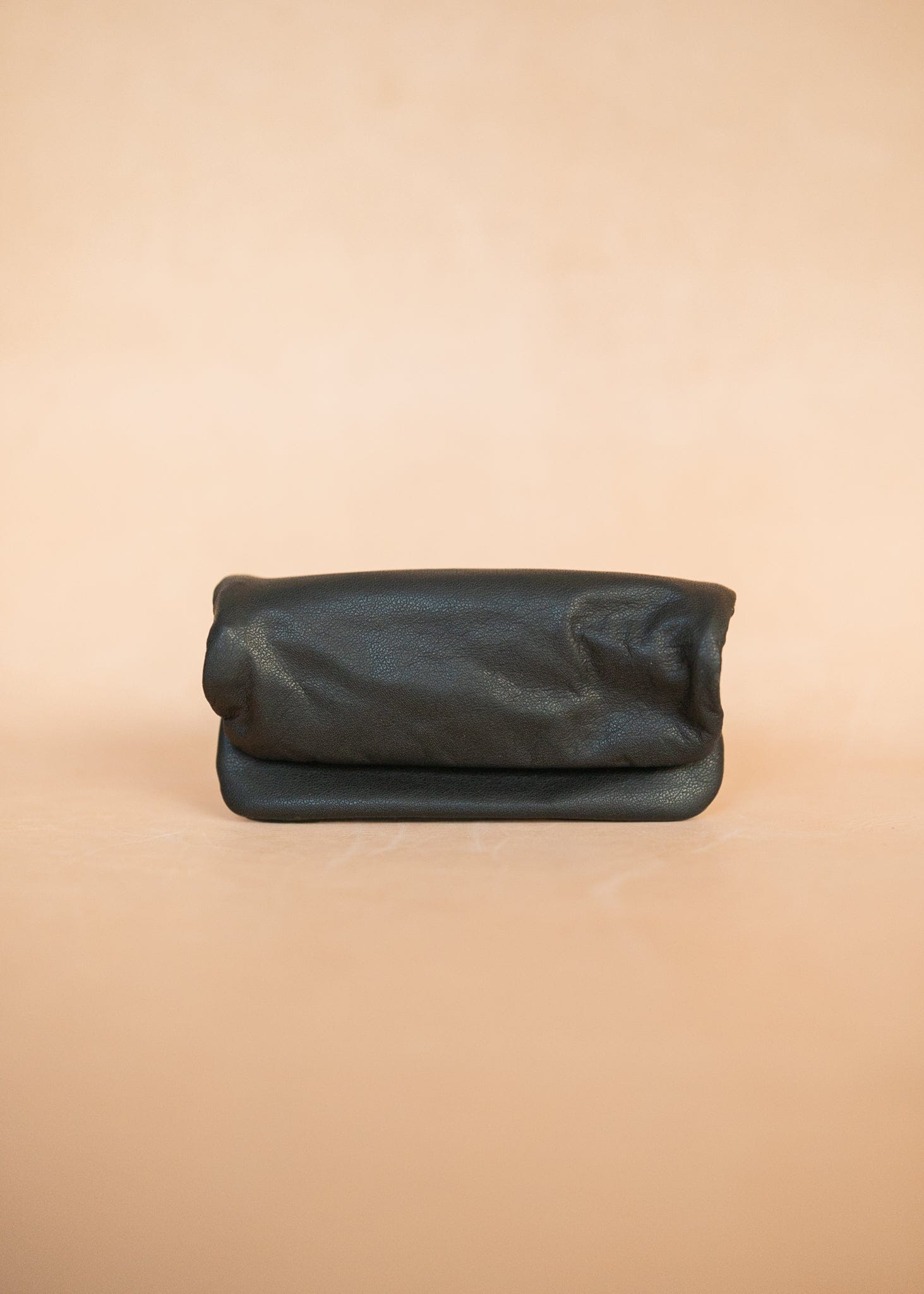 The Real McCaul Tobacco Pouches Black / Inside Tobacco Pouch - Cowhide Australian Made Australian Owned Leather Tobacco Pouch Australian Made Kangaroo & Cowhide Leather