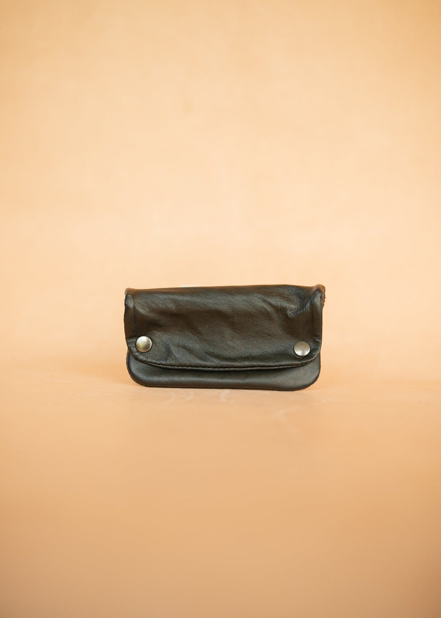The Real McCaul Tobacco Pouches Black (Premium) / Outside Tobacco Pouch - Kangaroo Australian Made Australian Owned Leather Tobacco Pouch Australian Made Kangaroo & Cowhide Leather