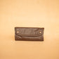 The Real McCaul Tobacco Pouches Chestnut Tri Fold Tobacco Pouch - Cowhide Australian Made Australian Owned Leather Tobacco Pouch Australian Made Kangaroo & Cowhide Leather