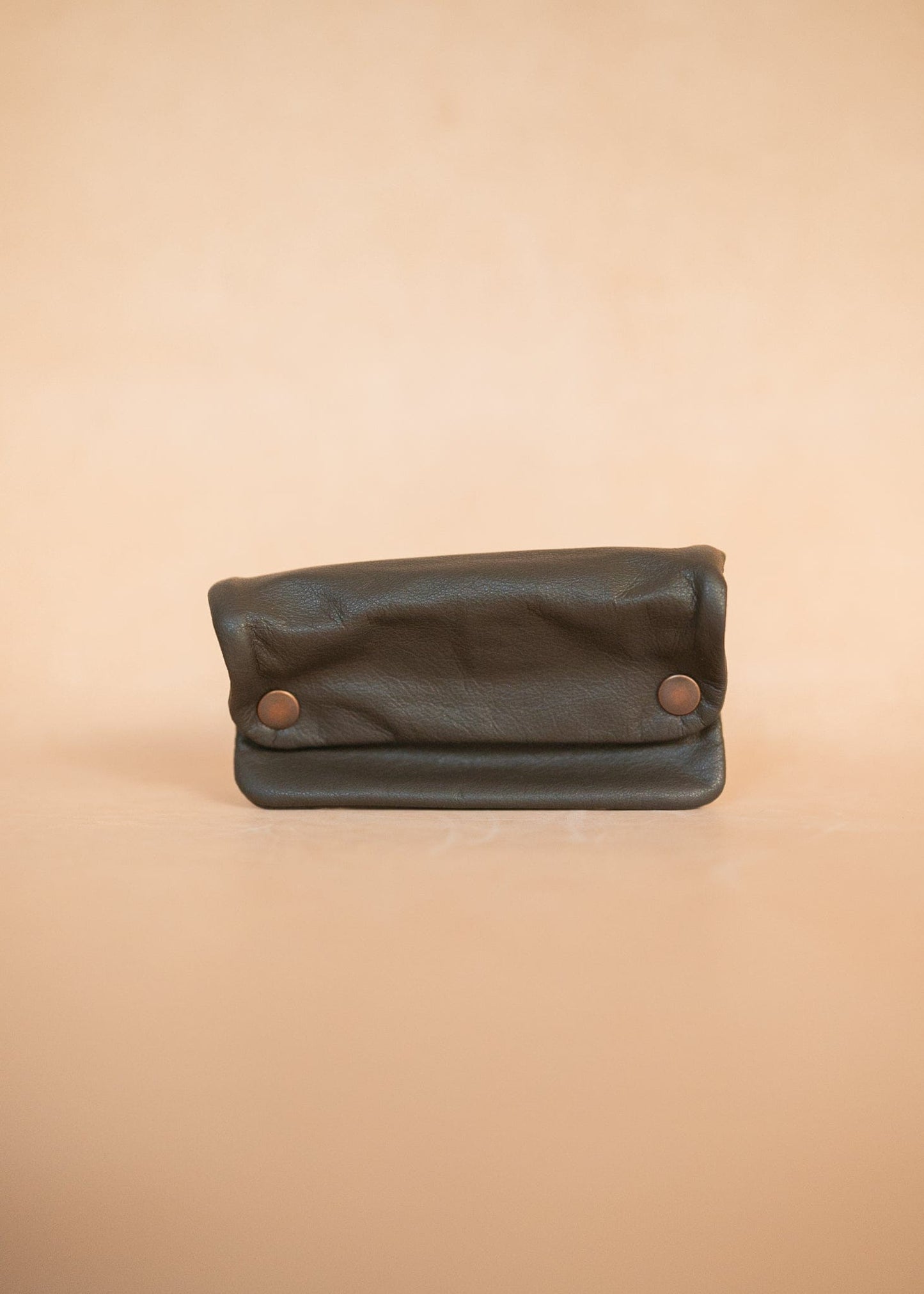The Real McCaul Tobacco Pouches Dark Brown / Outside Tobacco Pouch - Cowhide Australian Made Australian Owned Leather Tobacco Pouch Australian Made Kangaroo & Cowhide Leather