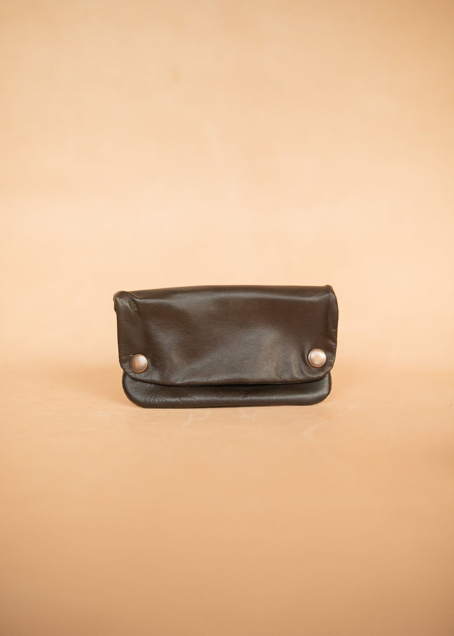 The Real McCaul Tobacco Pouches Dark Brown (Premium) / Outside Tobacco Pouch - Kangaroo Australian Made Australian Owned Leather Tobacco Pouch Australian Made Kangaroo & Cowhide Leather