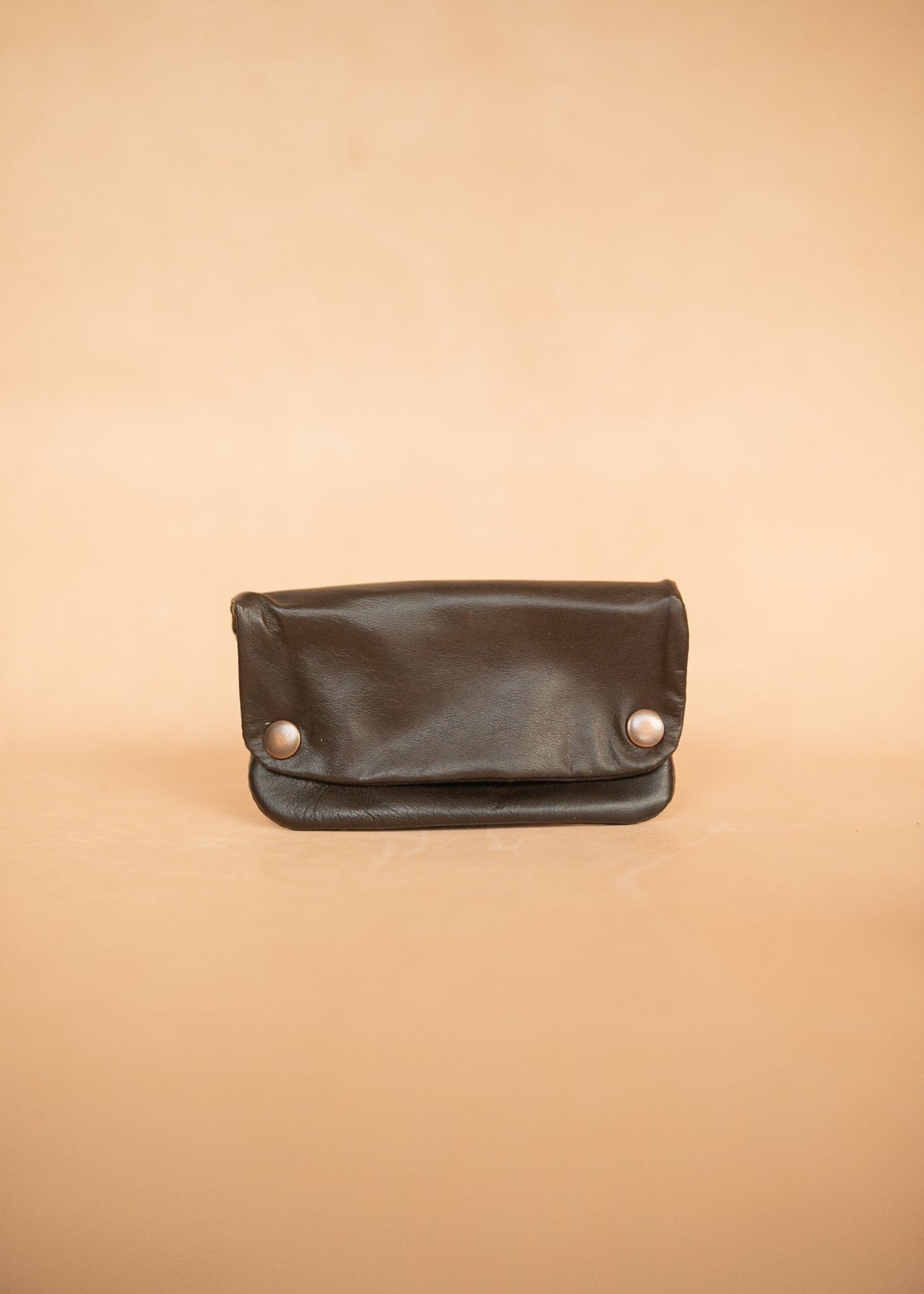 The Real McCaul Tobacco Pouches Dark Brown (Premium) / Outside Tobacco Pouch - Kangaroo Australian Made Australian Owned Leather Tobacco Pouch Australian Made Kangaroo & Cowhide Leather